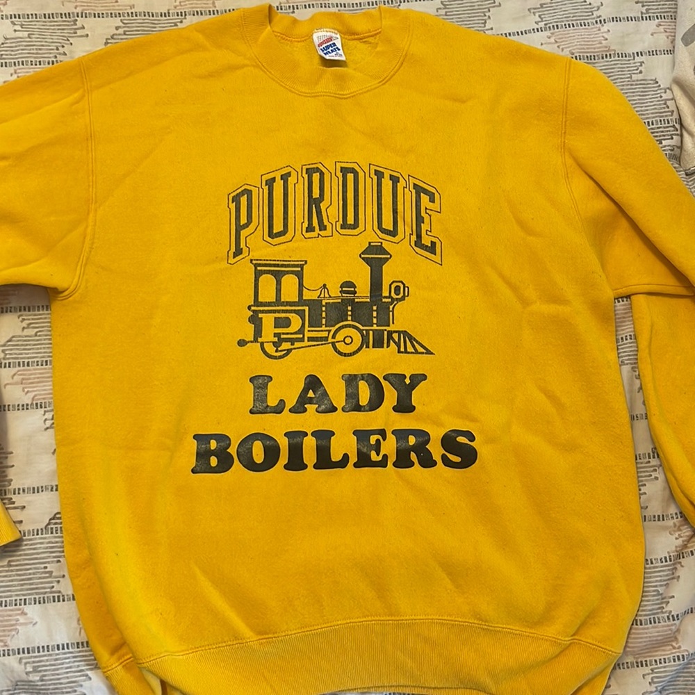 VINTAGE PURDUE LADY BOILERMAKERS CREWNECK